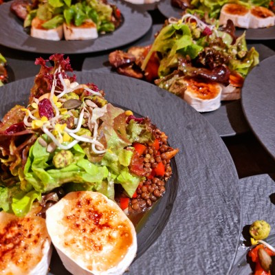 Salat Ziegenk&auml;se